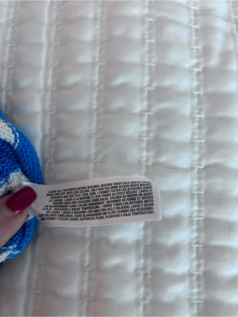 Old Navy Blue Striped Whale Knit Sweater. Size 18-24M